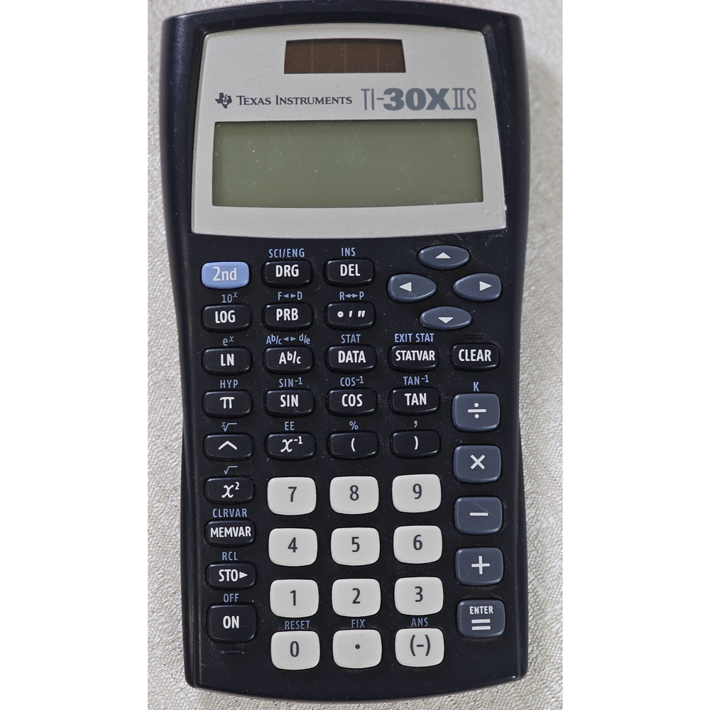 Texas Instruments TI-30X IIS Scientific Calculator Tested Working - Picture 3 of 3